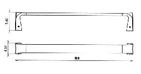 Полотенцедержатель Paini Lady 89CR002 хром